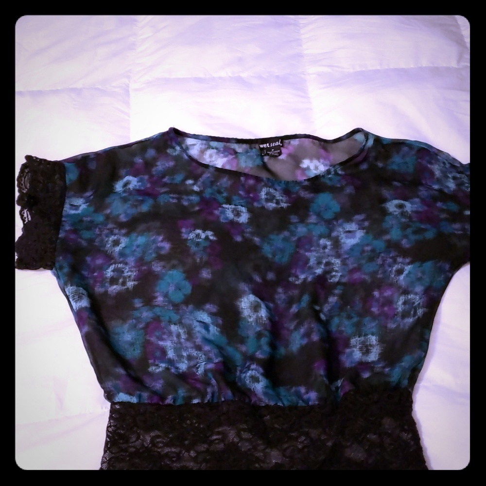 Wet Seal brand sheer blouse